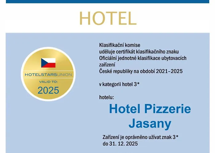 & Restaurace Pizzerie Jasany 酒店 诺维萨尔多夫
